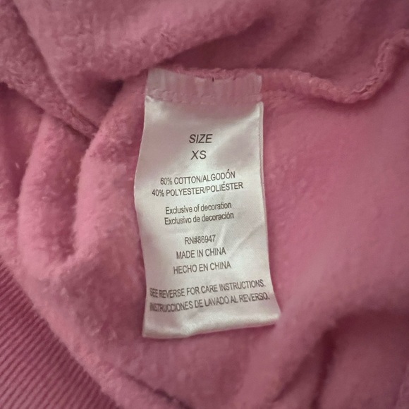 Betty Boop Vintage Women Pink Angel Wings Hoodie Sweater Pullover - Picture 6 of 6